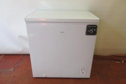 Logik Chest Freezer, Model L198CFW20, Serial Number 2022000171, Capacity 198Lt. Size H85cm x W80cm x D56cm