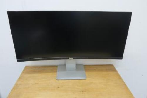 Dell 34"Ultra Sharp Curved LCD Monitor, Model U3415Wb.