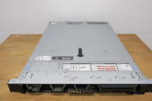 Dell Rackmount EMC Power Edge R440 Server. Intel Xeon Silver 4110 CPU @ 2.10Ghz, 32GB ECC DDR4 RAM, 5 x 1TB SAS HDD. NOTE: No Operating System. 