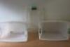 Pair of Mobile & Stackable Araven Food Storage Containers. Size H45cm x W70cm x D45cm. NOTE: crack (As Viewed/Pictured). - 6