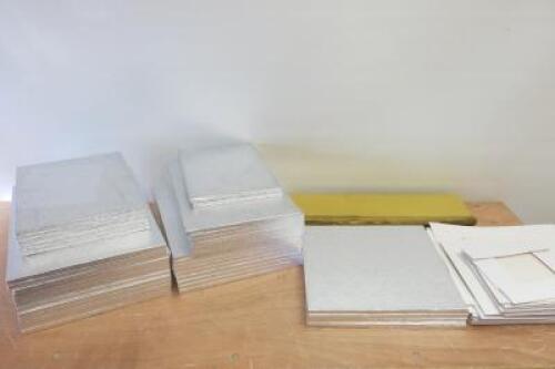 38 x Assorted Sized Cake Boards & Cake Card Board Boxes (As Viewed/Pictured).