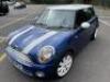 LX58 HFA: Mini Cooper 1.6, 3 Door Hatchback in Blue. Manual 6 Gears, 1598cc, Petrol, Mileage 73500. 3 Owners from New. Comes with V5, 2 x Keys, Service Book & Owners Pack.  - 5
