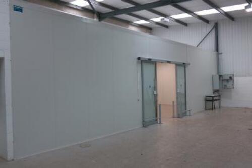 Air.Clima Temperature Controlled Sales Room with Additional Entrance. Comes with 2 x Automatic Door Openings with Record Touch Control & Keys, 2 x Banks of Glacial Ceiling Fans, Air.Clima Temperature Control Panel with External Bitzer Compressor Plant, Se