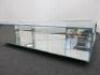 Natuzzi Labirinto Central Glass & Mirror Coffee Table on Castors. Size H35cm x L125cm x D85cm. NOTE: Slight Damage to Top & Mirror Section (As Viewed/Pictured) - 6
