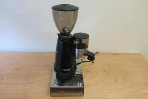 Macap Coffee Grinder with Timer & Incremental Grinding Adjustment, Model M42T. Comes with Stainless Steel Knock Box. 