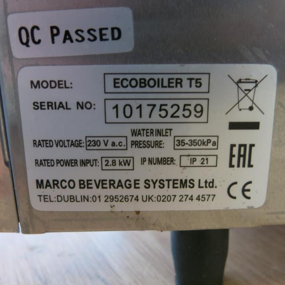 Marco Beverages Ecoboiler T5 Water Boiler