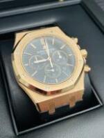 Audemars Piguet Royal Oak, 18k Pink Gold, Selfwinding Chronograph, Men's Automatic Wristwatch - 263200OR.OO.D002CR.01