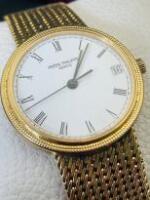 Vintage Patek Phillipe Calatrava 18k Gold, 310sc, Automatic Unisex Wristwatch - 3802/205.