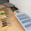 Assortment of Kitchen Knives & Two Cutlery Trays. As Pictured/Viewed.  - 2