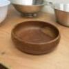 Assortment of Colanders, Mixing Bowls & Wooden Fruit Bowls. Size 2 x 39cm, 2 x 35cm & 2 x 24 cm.As Viewed/Pictured.&nbsp;&nbsp; - 9