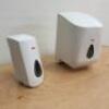 2 x Jentex Centrefeed & Soap Dispensers. As Pictured/Viewed - 2
