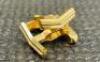 Rare Pair of 18k Gold Vertu Cufflinks in Display Box. Stamped Vertu with Logo, 18k & 750 with Hallmarks, Total Weight 15g. - 3