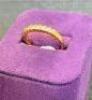 18k Gold Diamond Eternity Ring with 7 x Inset Diamonds, Hallmarks (R010W) - 2