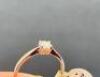 Platinum Solitaire .30ct Diamond Ring with Hallmarks (ANV12V) - 4