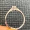 Platinum Solitaire .30ct Diamond Ring with Hallmarks (ANV12V) - 5