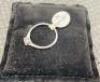 Platinum Solitaire .30ct Diamond Ring with Hallmarks (ANV12V) - 6