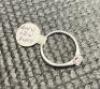 Platinum Solitaire .30ct Diamond Ring with Hallmarks (ANV12V) - 8