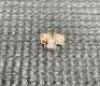 3 x Square Cut Diamonds in 18ct Rose Gold Metal Clasp - 4