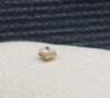 Square Cut Diamond in 18ct Rose Gold Metal Clasp