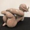 Vanessa Pooley (1958-) Bronze Sculpture, Limited Edition No 9 of 19. Size 8.5 x 5 x 11". - 2