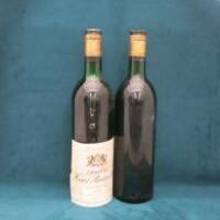 2 x Bottles of Chateau Haut-Batailley Pauillac Grand Cru Classe 1979, 75cl, Red Wine. (NOTE: 1 bottle missing label & 1 bottle label has come unstuck).