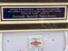 Framed & Glazed Signed Wayne Rooney England Football Shirt with Certificate of Authenticity.&nbsp; - 2