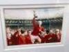 Framed & Glazed Signed 1966 World Cup England Shirt with Certificate of Authenticity. - 7