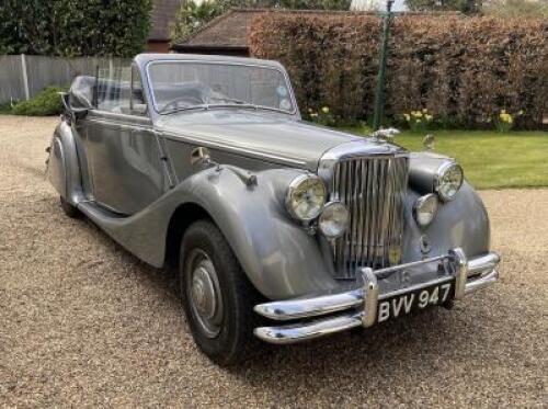 1950 Jaguar Mk5 Drophead Coup&eacute; (3&frac12; litre), Registration BVV 947....