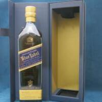 Johnnie Walker Blue Label Blended Scotch Whisky, Bottle No IC1 07758, 70cl. Comes in Presentation Box.