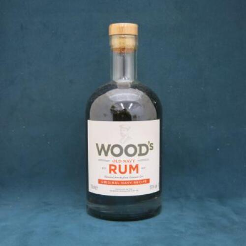 Wood's Old Navy Rum, 70cl.