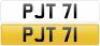 PJT 71 - Cherished Registration, Currently on Retention. Buyer to pay all transfer costs.
