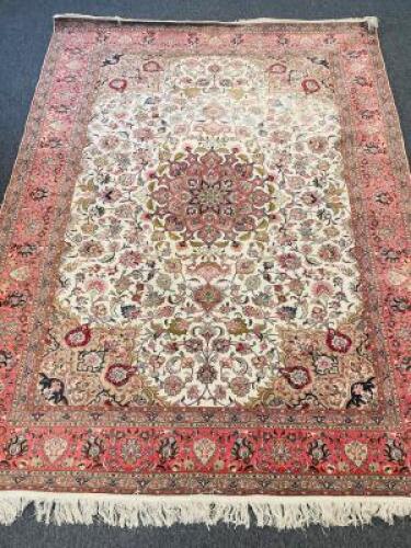 Persian Fine Tabriz Rug. Size 285cm x 203cm.