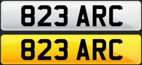 823 ARC - Cherished Registration, Currently on Retention. Buyer to pay all transfer costs.