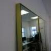 Contemporary Full Length, Gold Metal Framed, Tri Folding, Double Sided, Bevel Edged Mirror. Size H200 x W180 x D5cm. NOTE: small chip to mirror (As Viewed/Pictured). Un-assembled for collection and mirrors are extremely heavy. - 4