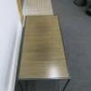 Metal Framed Display Table with Wooden Insert. Size H55cm x W86cm x D43cm. - 3