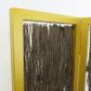 Gold 2 Panel Metal Box Frame Screen Room Divider with Tree Branch Insert. Size H180 x W100 x D5cm. - 2
