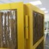 Gold 2 Panel Metal Box Frame Screen Room Divider with Tree Branch Insert. Size H180 x W100 x D5cm. - 5