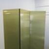Gold 3 Panel Di-Bond Butler Finish Frame Screen Room Divider. Size H190 x W40 x D15cm. Approx Overall Length 110cm. - 2