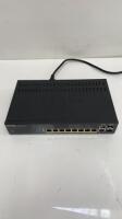 ZyXEL 8-Port PoE Smart Managed Switch, Model GS1920-8HPv2. Comes with Power Supply.