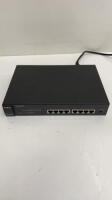 ZyXEL 8-Port Ethernet Switch, Model ES1100-8P. Comes with Power Supply.