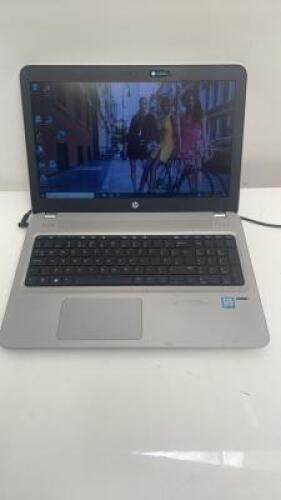 HP 15.5" ProBook 450 G4 Lap Top. Running Windows 10 Pro, Intel Core i5-7200U CPU @ 2.5 Ghz, 4GB RAM, 449GB Storage. Comes with Power Supply.