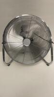 Kingfisher Products 18" Chrome Effect Industrial Floor Fan.
