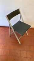 Arrmet Pocket Plastic Folding Chair in Grey.