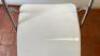 Pair of Ikea Nisse Gloss White Folding Chair on Chrome Frame. - 3