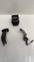 Lot of Barcode Scanning Equipment to Include: 1 x Honeywell Presentation Barcode Scanner, 1 x Honeywell Handheld Barcode Scanner & 1 x Zebex Handheld Barcode Scanner, Model Z-3100.
