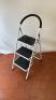 3 Tread Extended Handrail Step Stool. Weight Capacity 150kgs.