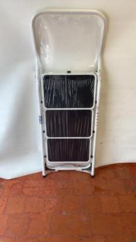 New/Packaged Lyte 3 Tread Extended Handrail Step Stool. Weight Capacity 150kgs.