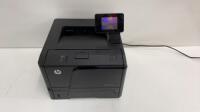 HP Mono Laser Jet Printer Pro 400, Model M401dn. Comes with Power Supply.
