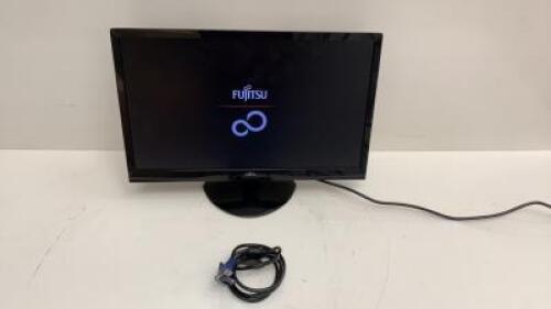 Fujitsu 22" LCD Display, Model L22T-2. Comes with Power Supply & AV Cable.