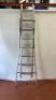 3 Section Push Up Extension Ladder, Capacity 150KGS & Maximum Length 6M.